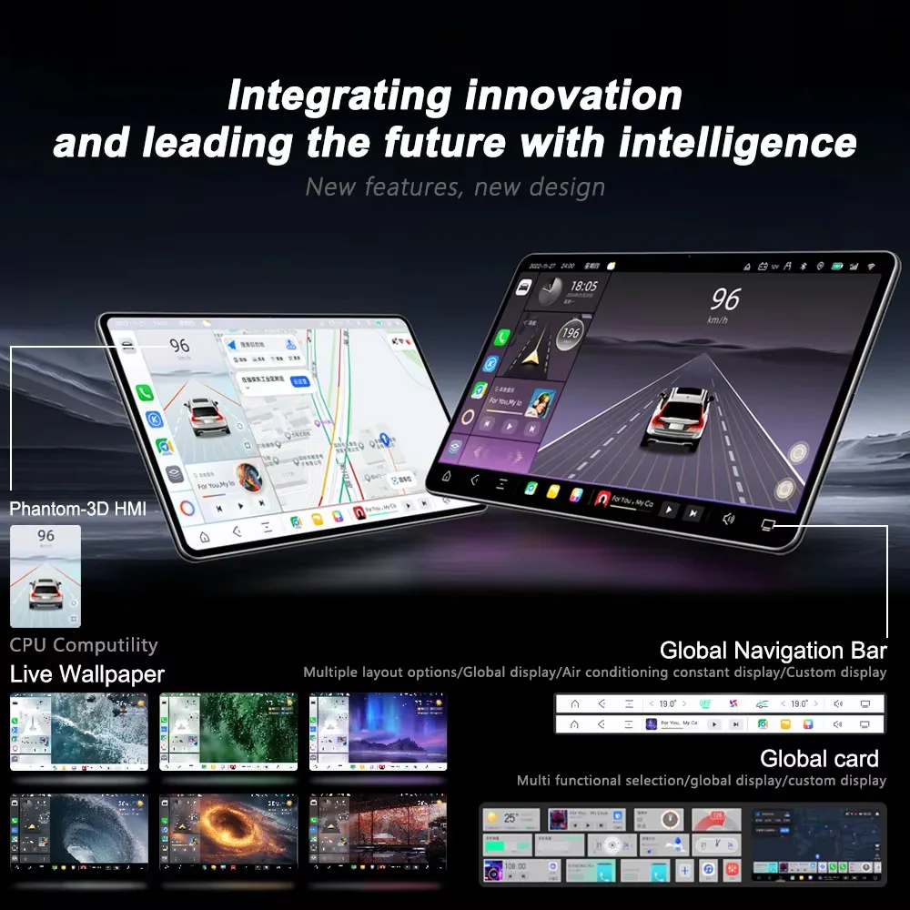 TS18 TS20 7870 8581A Universal 9 10 Inch QLED 2K Screen Android 13