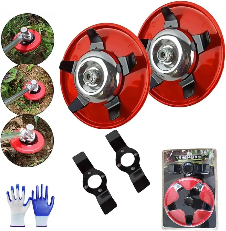 

Amphibious Weeding Disc Weeding Disc for Weed Eater Weeding Disk Weed Eater Disk Universal Precision Alloy Lawnmower Accessory