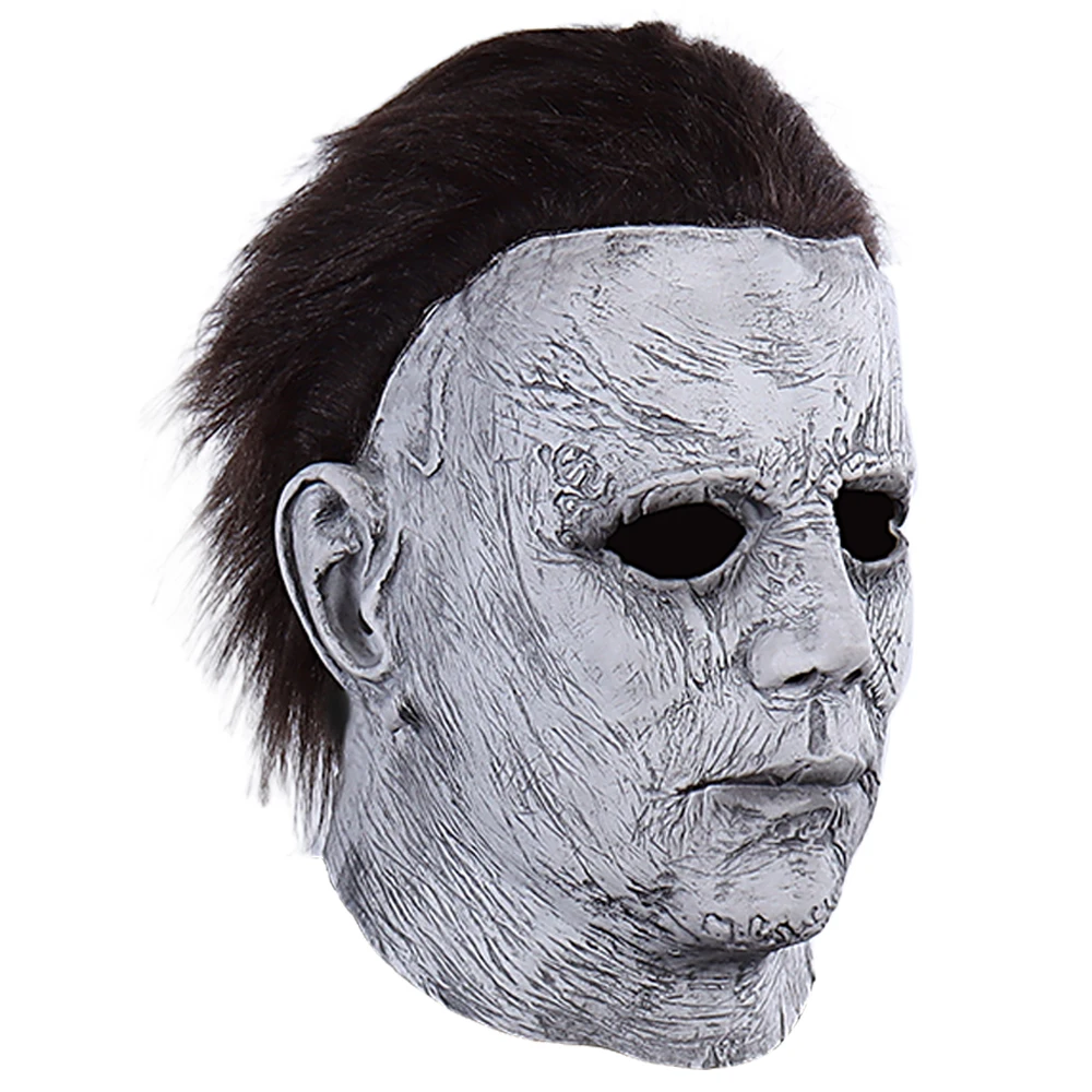 Unisex Michael Myers Horror Face Mask Halloween Killer Knife Props Fancy Costume