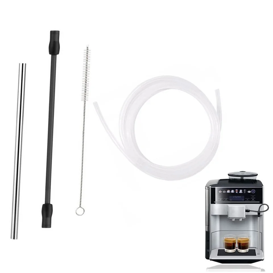 Kit Limpieza Cafetera Tubo De Leche De Acero Inoxidable Con Cepillos - Accesorio Perfecto Para Cafeteras Siemens