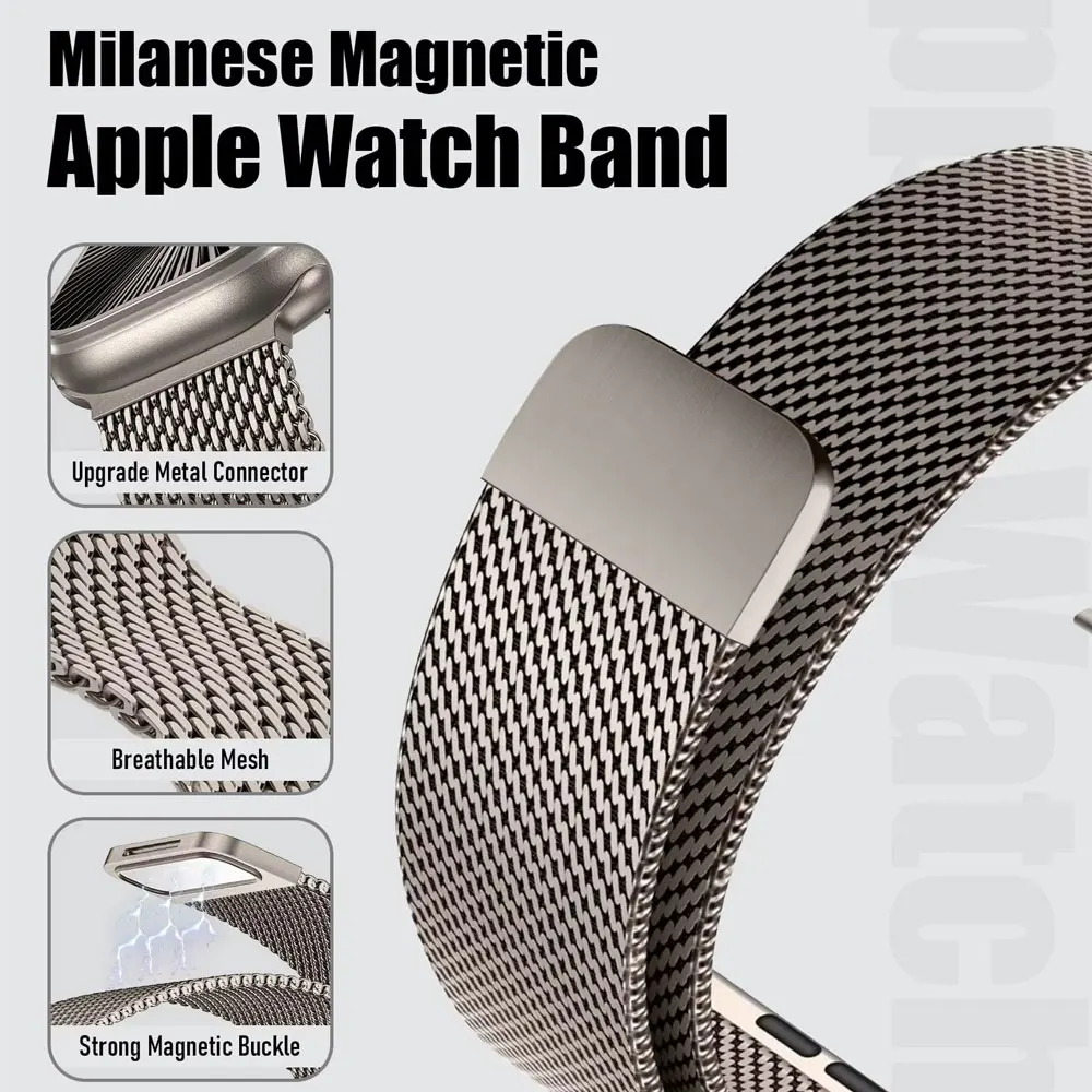 Magnetic Stainless Steel Milanese Loop Bracelet