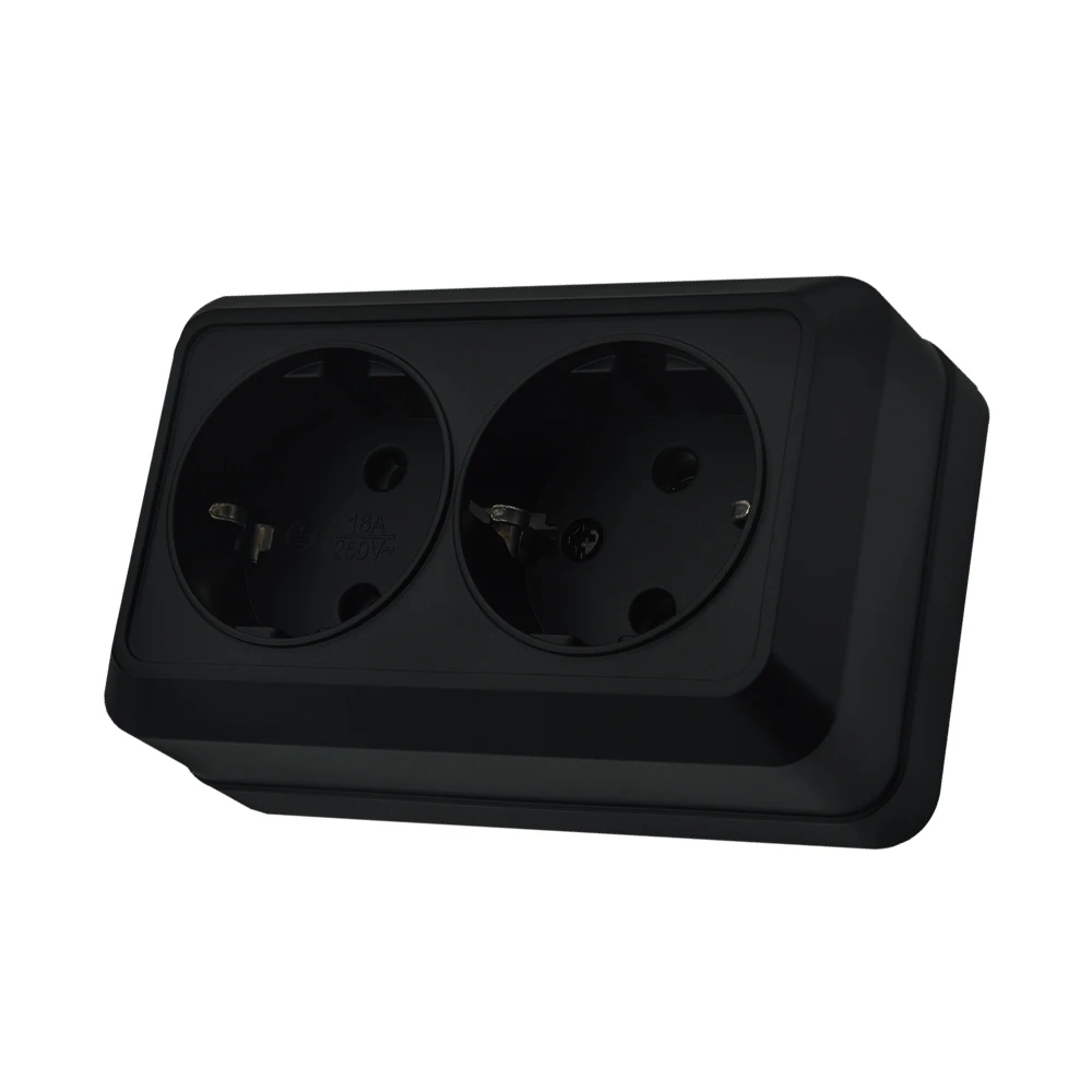 2 Socket With Ground