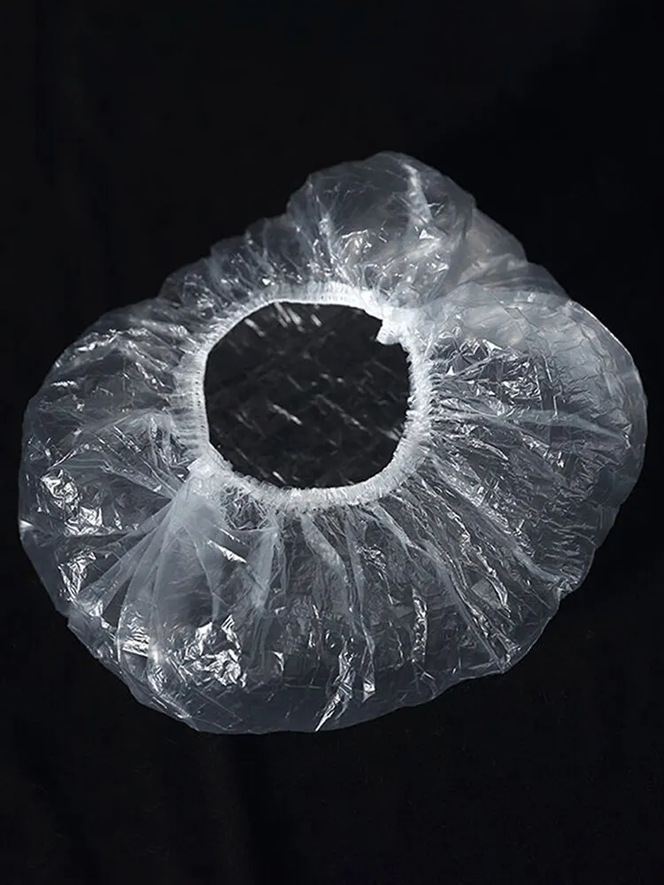 Shower Cap Head Set Elastic Plastic Thickened 42cm100pcs