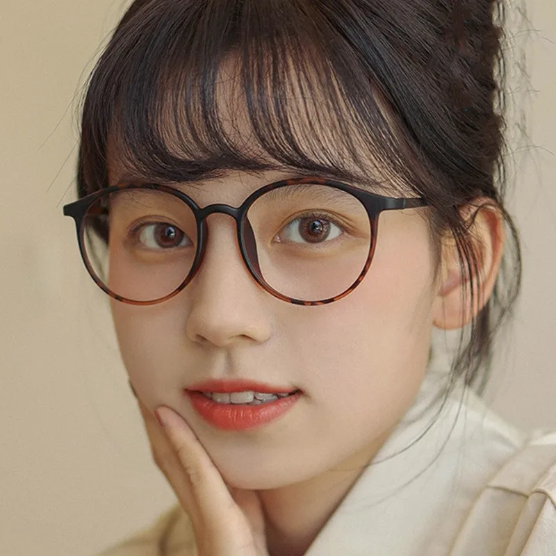 Women's Trendy Myopia Glasses Ladies Small Round Frame Minus Diopter Glasses Eyewear Transparent Vintage Eyeglasses Degrees - 5