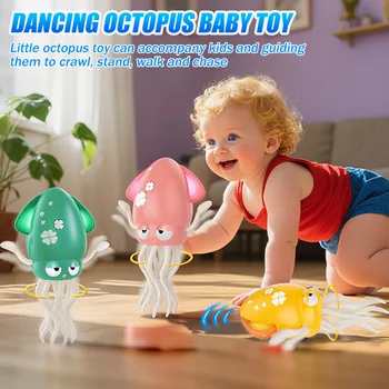 2025 Electric Dancing Squid Toy with LED & Music 1
