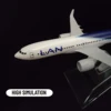 Scale 1:400 Metal Aircraft Replica 15cm Chile LAN B737 Boeing Airbus Airplane Diecast Model Kids Room Decor Gift Toys for Boy 3