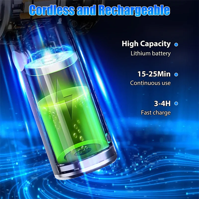 2 In 1 Wireless Vacuum Cleaner Dual Use For Home And Car 120W High Power Vacuum Cleaner