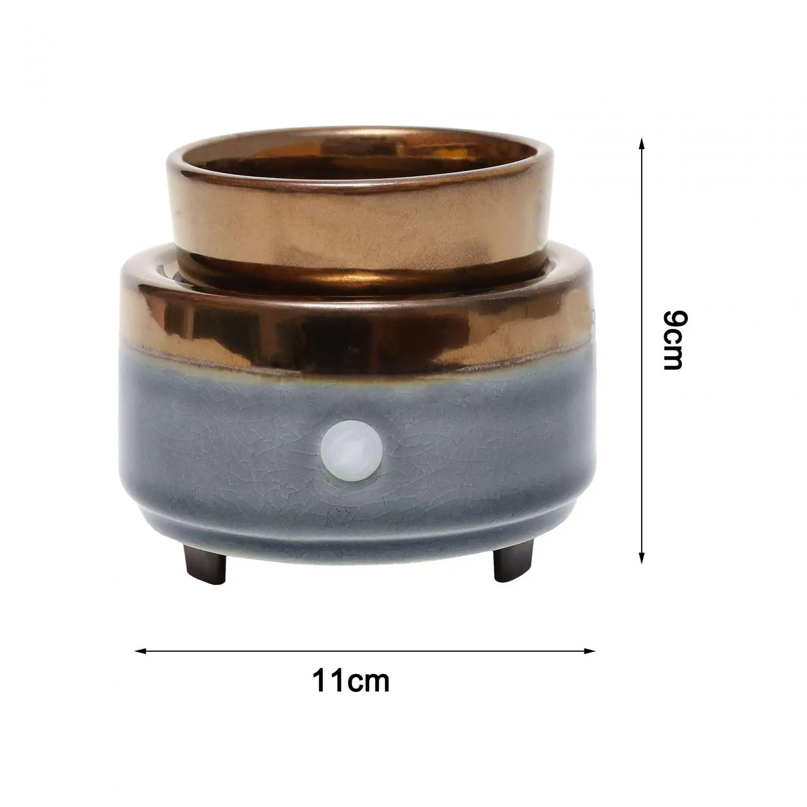 Electric Scented Wax Melt Warmer US 110V Plug Portable 11x9cm Wax Melter Fragrance Diffuser for Garage Basement Multifunctional