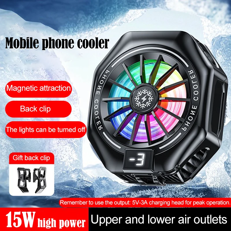Ventilateur de refroidissement Black Shark pour jeux mobiles, accessoires et téléphone portable._voghion.com