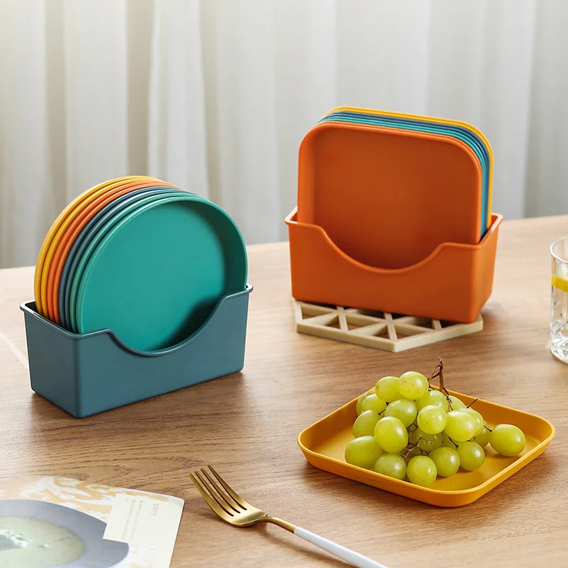 Best-Selling Plastic Bone-Spitting Dish: Elegant & Practical Serving Plate for Snacks, Fruits & Small Meals