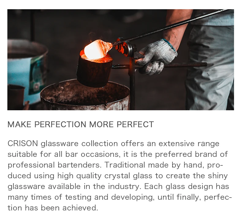 Description Picture 4 of itemCRISON CT2805 Thin Crystal Glass Cocktail Glass Wedding Party Home Tasting Glass Handmade