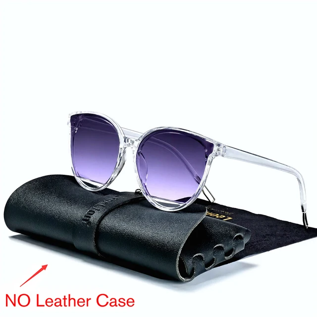 LeonLion 2022 Fashion Cateye Sunglasses Women Luxury Brand Glasses Women/Men Vintage Eyewear Women Oculos De Sol Feminino UV400 Purple