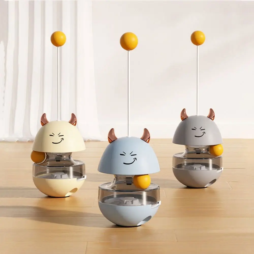 Abs/Pp Pet Tumbler Toys Con Teaser Stick Rabbit/Calf Shape 360 Gradi Swing Dog Food Leakage Balls Cartoon