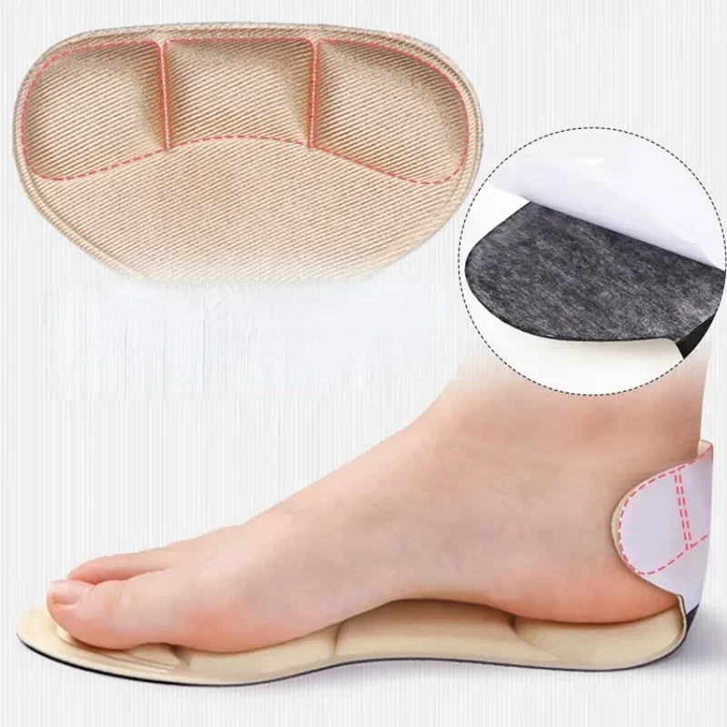 1 Pair 7 in 1 Memory Foam Insoles Women High-heel Shoes Insoles Anti-slip Cutable Insole Comfort Breathable Foot Care Pads