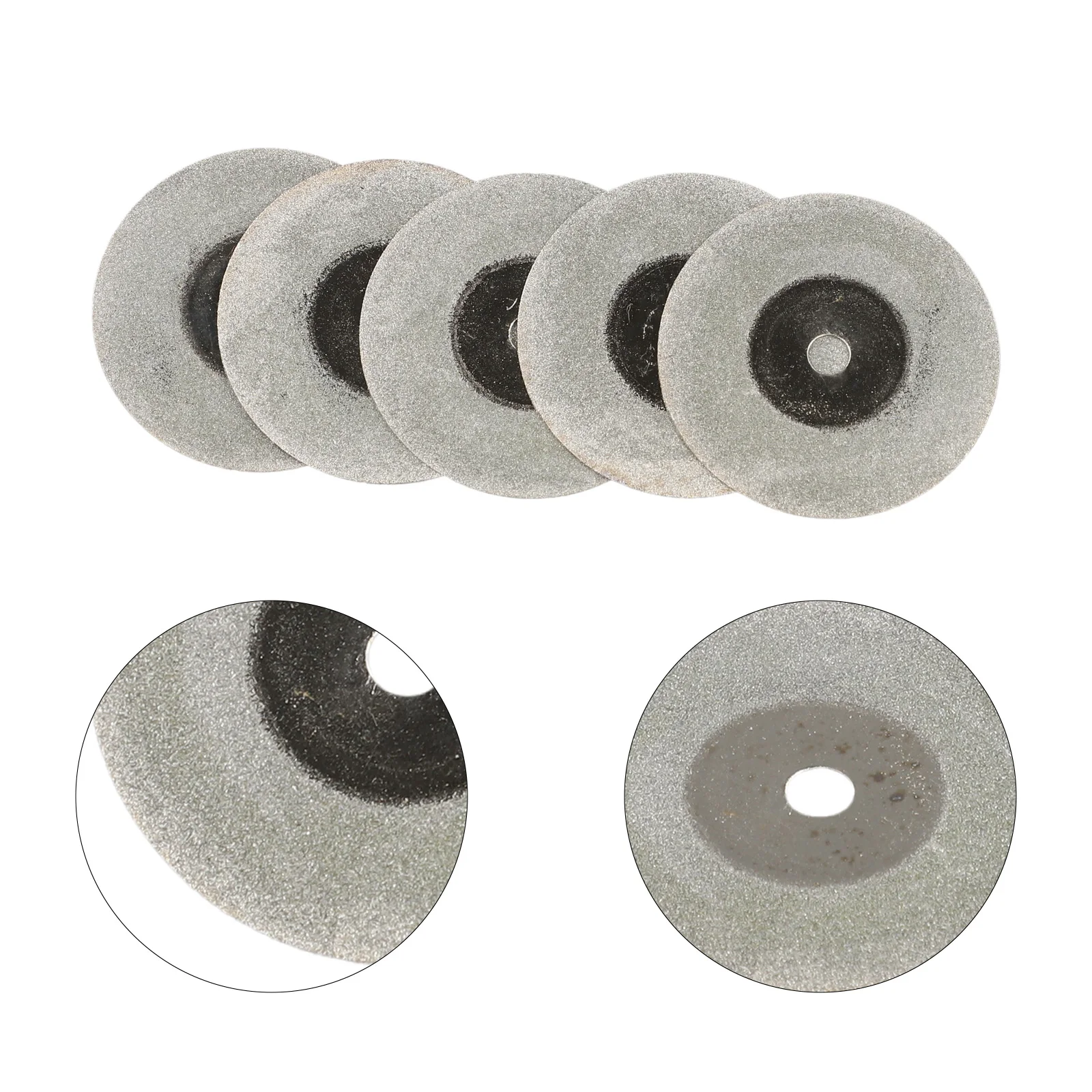 5pcs Cutting Discs 60mm Diamond Saw Blade Cutting Disc Glass Tiles Cutting Blades​ ​power Tools Replacement Accessories 100pcs razor blades safety scraper glue knife glass cleaner replacement carbon steel blade ceramic car labels remover e13