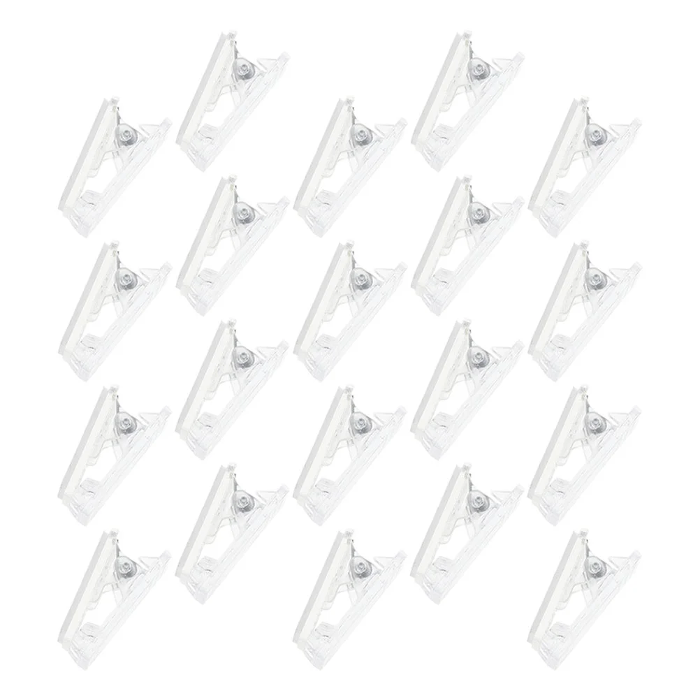 

20Pcs Transparent Wall Tapestry Clips Poster Wall Clips Cards Clips for Home Office