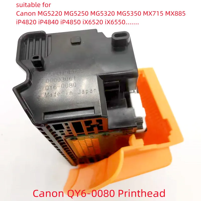 Original QY6-0080 Printhead Print Head for Canon iP4820 iP4840 iP4850 iX6520 iX6550 MG5220 MG5250 MG5320 MG5350 MX715 MX885