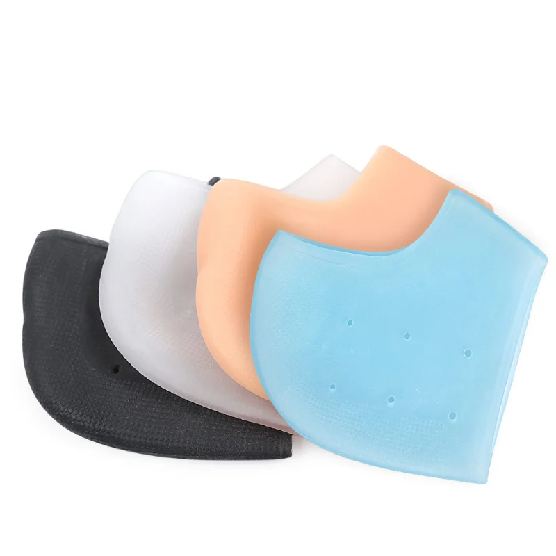 2PCS Heel Cushion Gel Heel Protector for Plantar Fasciitis Achilles Tendonitis Bone Spur Aching Feet Relieve Pain Pedicure Tools