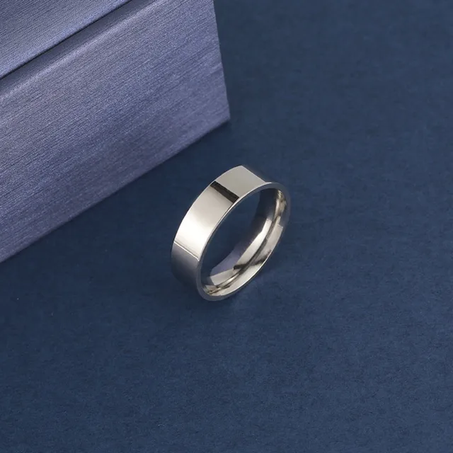 Bague de bijoux à breloques pour hommes et femmes, anneaux noirs en acier inoxydable, fiançailles de mariage, accessoire masculin mat de haute qualité