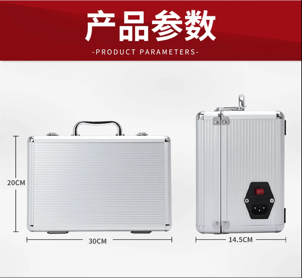 12V/24V 자동차 HID LED 조명 테스터 자동차 헤드라이트 전력 와트 테스트 박스 (자동차 전구용)