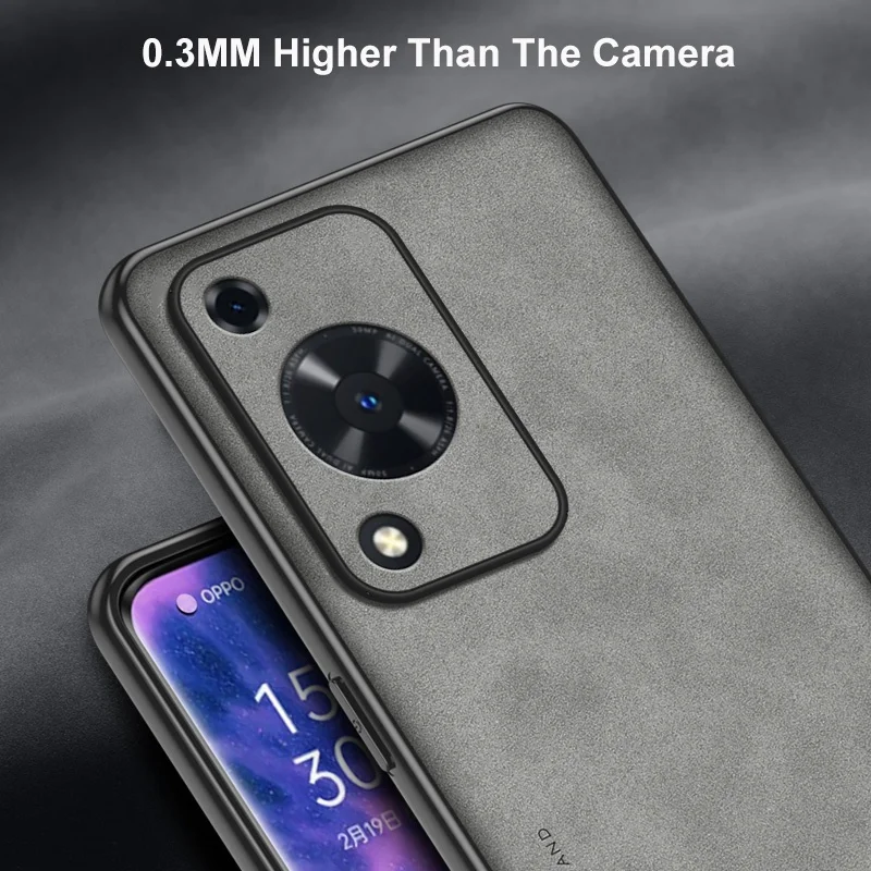 Luxury PU Leather Shockproof Phone Case - Business Matte Full Protection Silicone Cover