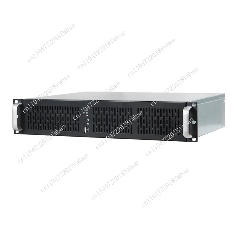 MATX 메인보드 모니터링 서버 2U 서버 섀시 330MM 짧은 먼지 방지 섀시 표준 PC 전원 공급 장치 지원