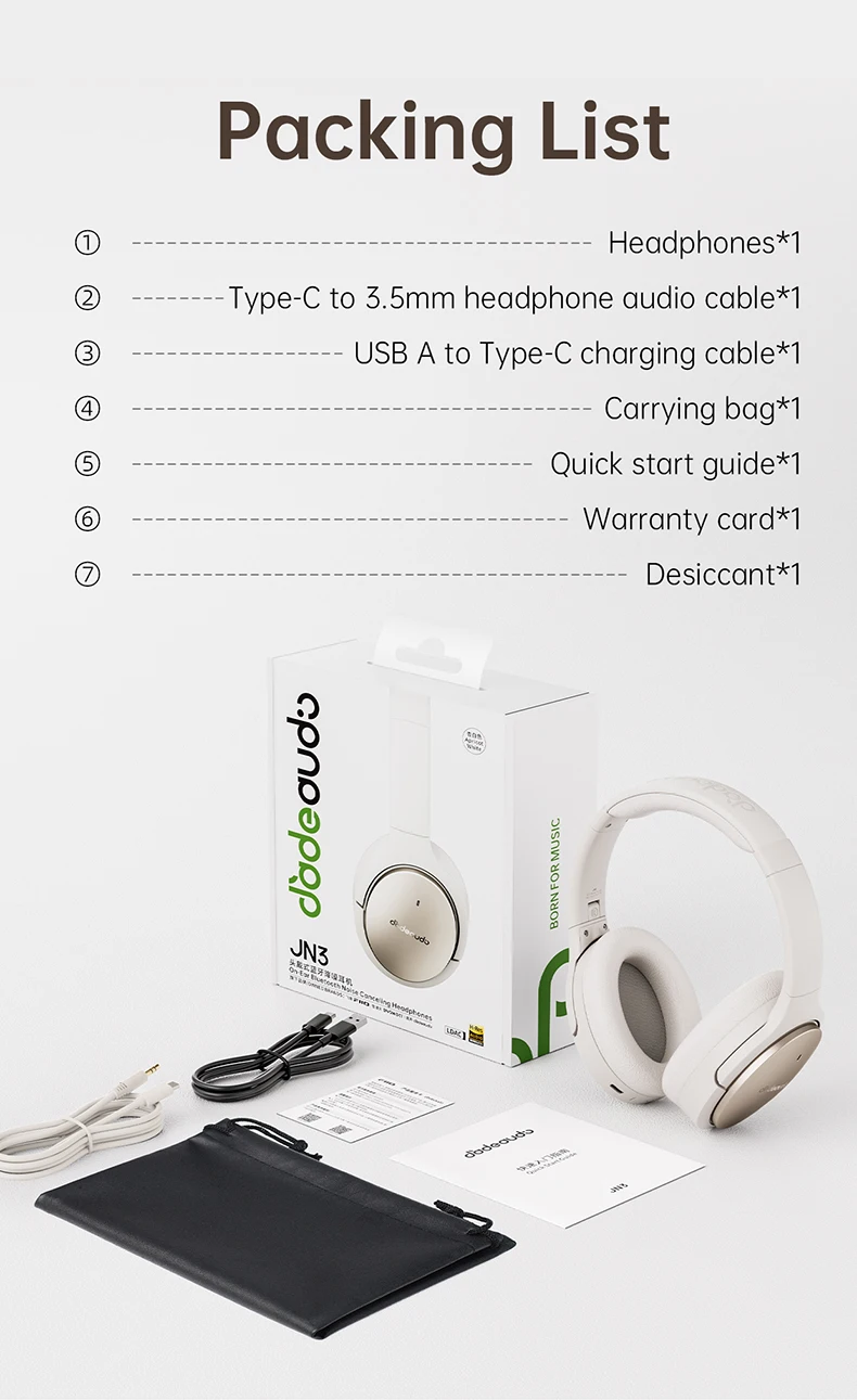 Cuffie bluetooth fiio jn3 con cancellazione rumore e spatial audio_voghion.com