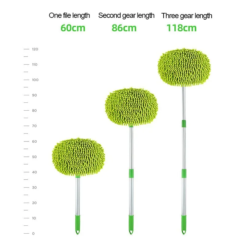 Car Washing Brush Telescopic Long Handle Cleaning Care Details Adjustable Super Absorbent Car Window Wash Tool