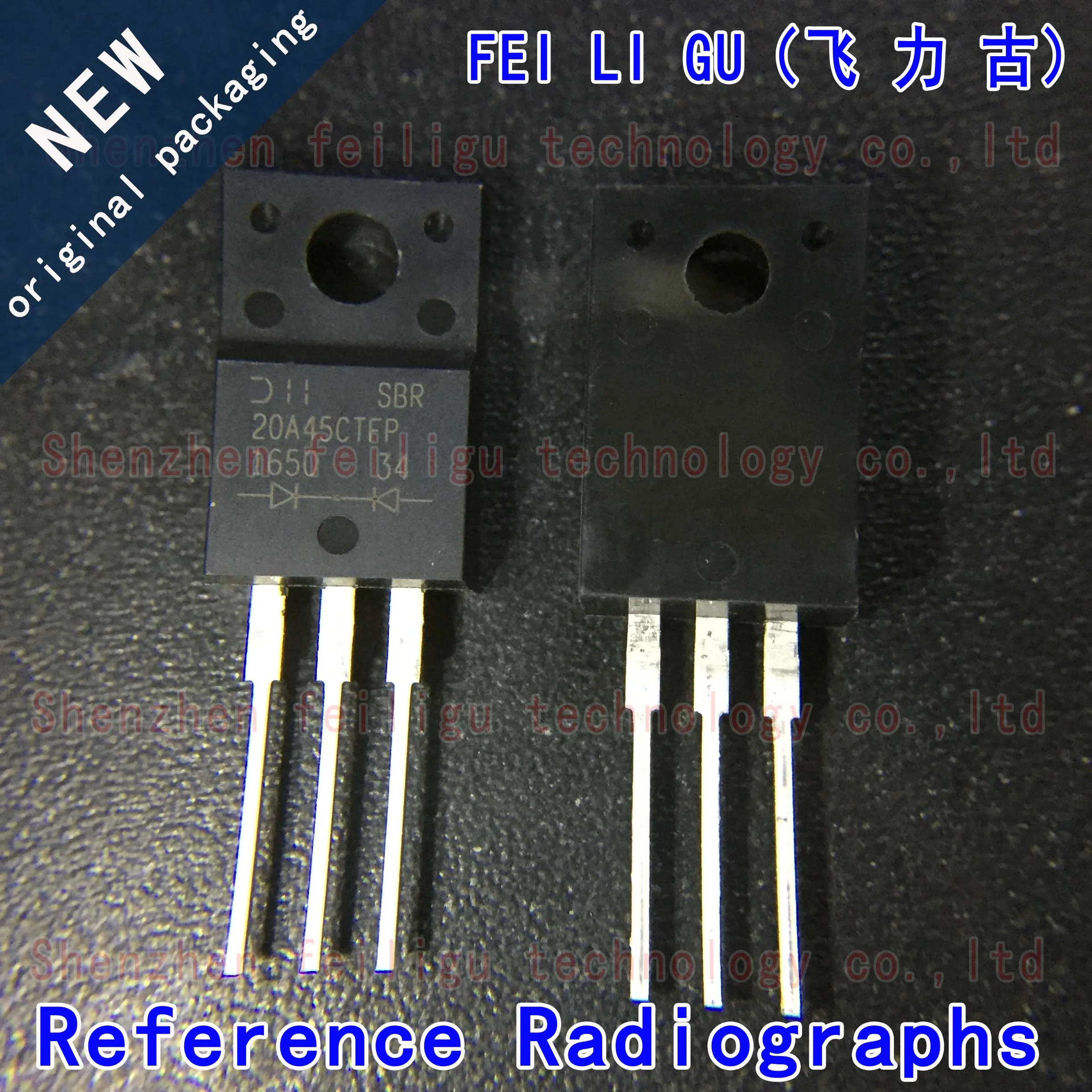 1~30PCS 100% New Original SBR20A45CTFP 20A45CTFP Package:TO-220F 45V 10A Super Barrier Rectifier Diode Chip