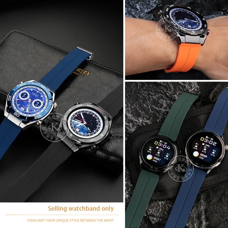 Premium Silicone Magnetic Watch Strap - Waterproof, Durable, and Comfortable