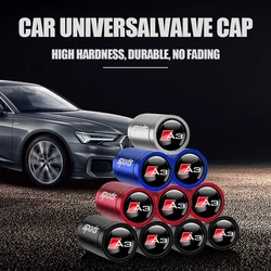 4 - Piece Decorative Tire Valve Stem Caps for Cars, Motorcycles, and Bicycles (For A3)