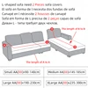 Geometric Sofa Slipcovers Elastic Sofa Cover for Living Room Sectional Corner L-shape Chair Protector Couch Cover 1/2/3/4 Seater 4
