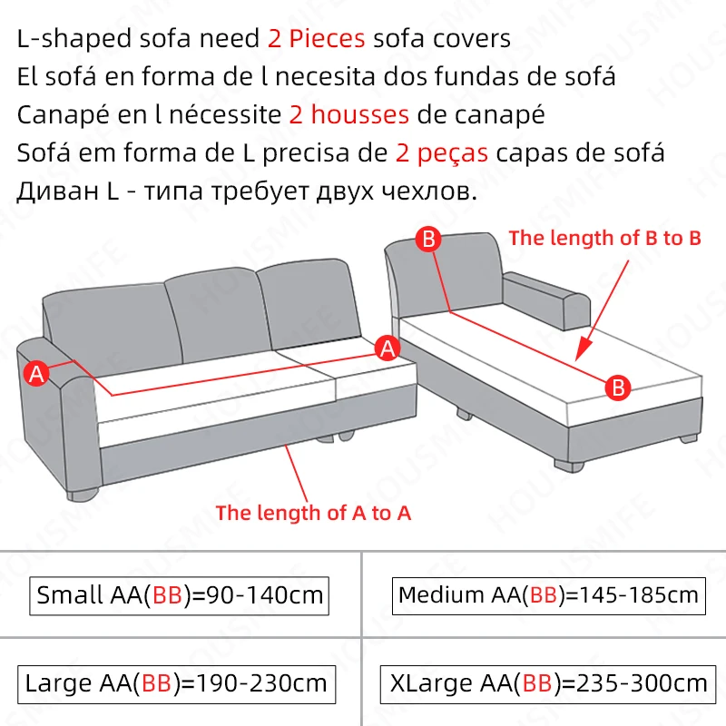 Sunflower Elastic Sofa Covers for Living Room Geometric ArmChair Loveseat Couch Cover Corner L Shaped Sofa Need Order 2Pcs Cover 4