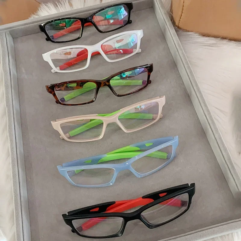 Fashion New Sports PC Eyeglass Frame +100 To +300 HD Middle Elderly Aged Reading Glasses 2024 Personalized Presbyopia Glasses 4