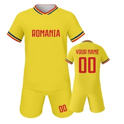 Customized Youth Soccer Jersey Kit - Personalized Name & Number Football Uniform for Kids Training (Style 1)