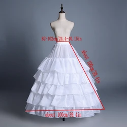 Elegant Vintage-Style Bridal Petticoat Underskirt (Style 3)