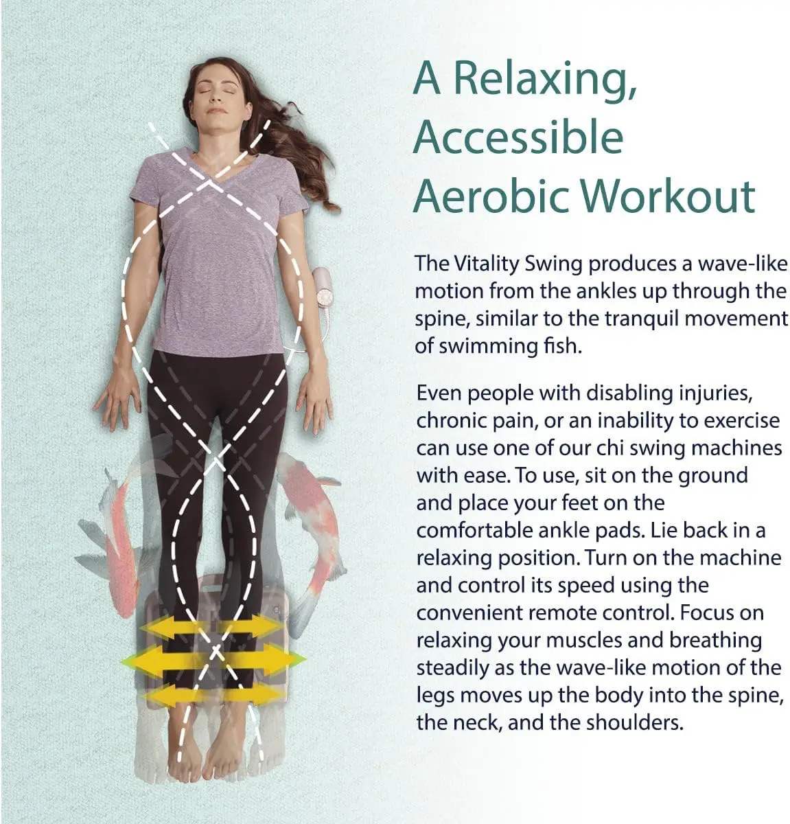 Machine Original - Passive Aerobic Exerciser for Vitality Swing Shaking Exercise 4