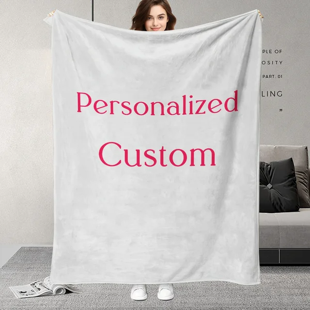 Personalized Custom Blanket with Photo - Unique Gift for Boyfriend Birthday Girls Dogs Guest Celebration Soft Comforter Throw Personalized Custom Blanket with Photo - Unique Gift for Boyfriend Birthday Girls Dogs Guest Celebration Soft Comforter Throw