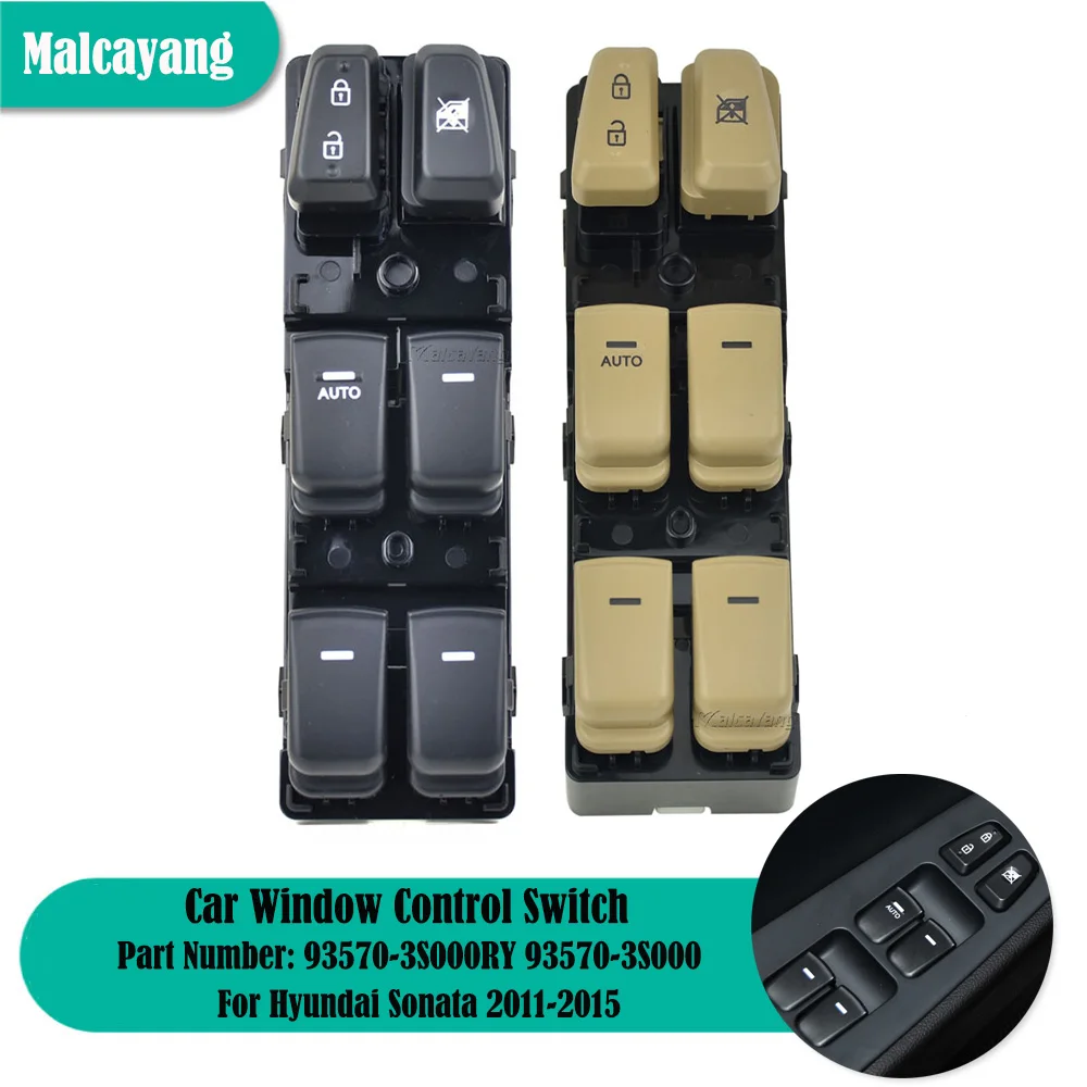 

Автомобильное электрическое Окно управления главным переключателем кнопки консоли для Hyundai Sonata 2011-2015 OEM 93570-3S000 935703S000