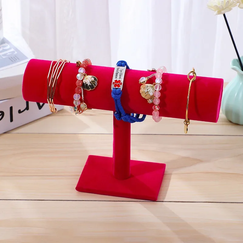 Suede Desktop Counter Jewelry Display Rack