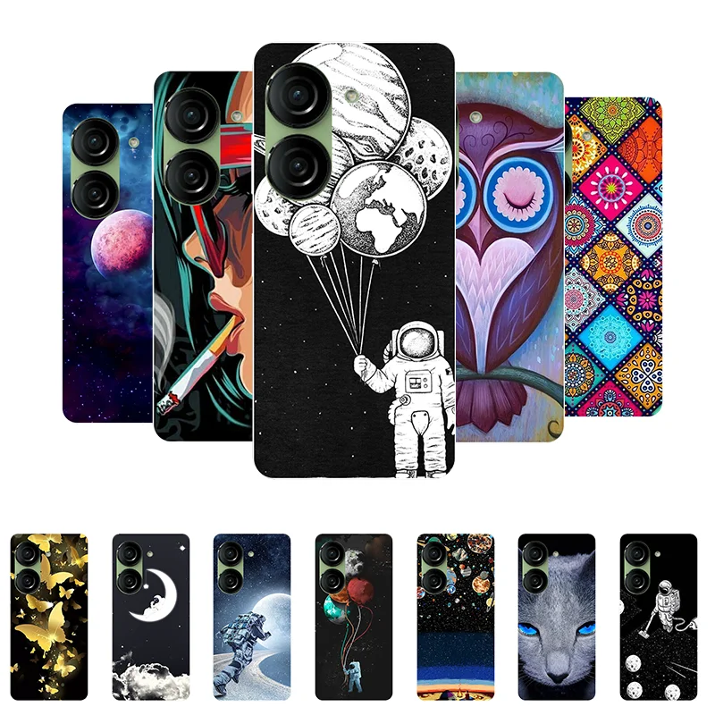 Per Asus Zenfone 10 Custodia Cover Asus Zenfone 9 9Z Funda Astronaut Custodia Morbida In Silicone Per Asus Zenfone10 10Z Coque