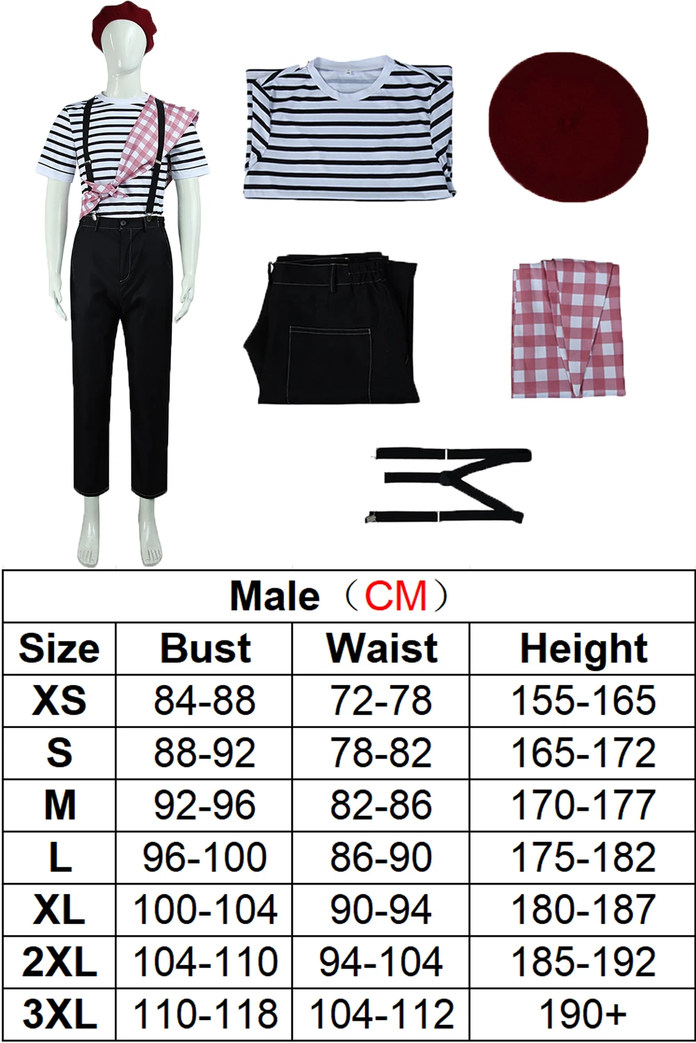 Clair Obscur Expedition 33 Gustave Cosplay Costume for Men (Unofficial)
