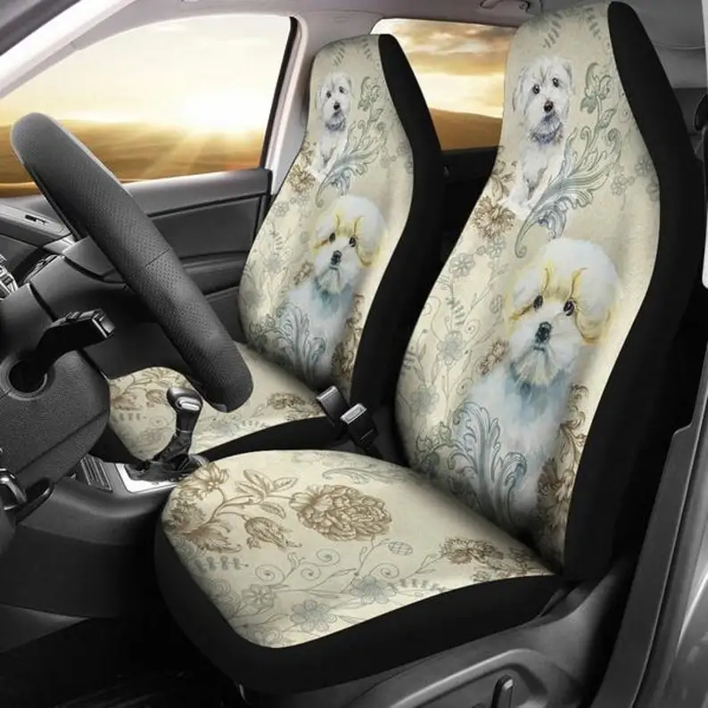 

Maltese, Dog Lover Gift, Car Seat Covers, Car Accessories, Gift for Her, Custom Seat Covers, Custom Made Cover, Car Decor, Front