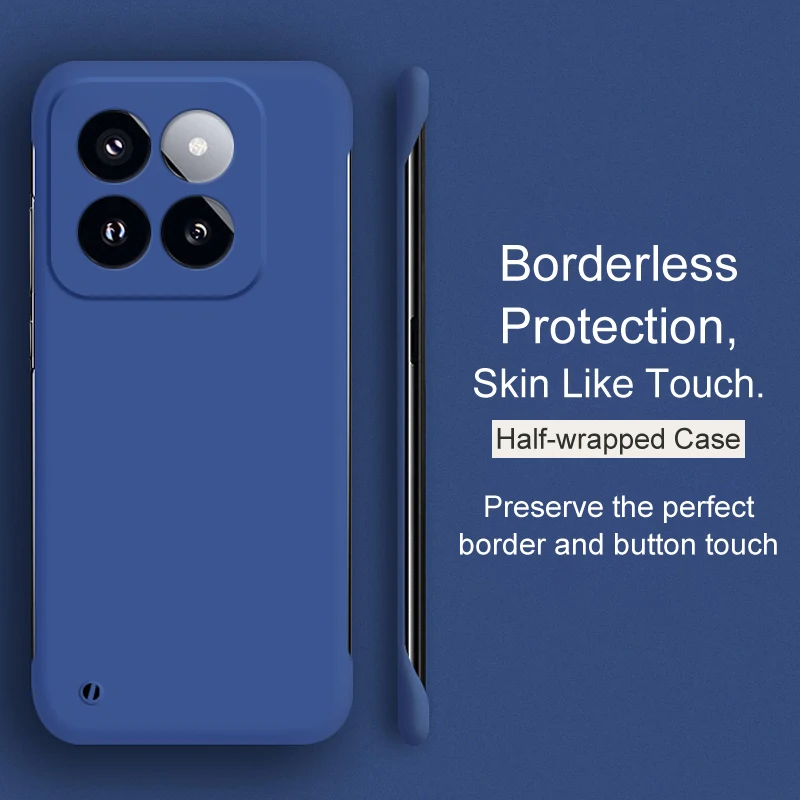 Ultra-Thin Candy Color Borderless Hard Case - Sleek Protective Back Cover Coque