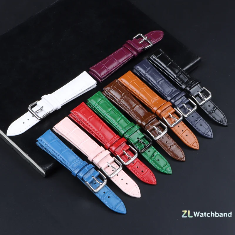 Premium Calfskin Leather Slub Pattern Watch Strap - Universal Fit