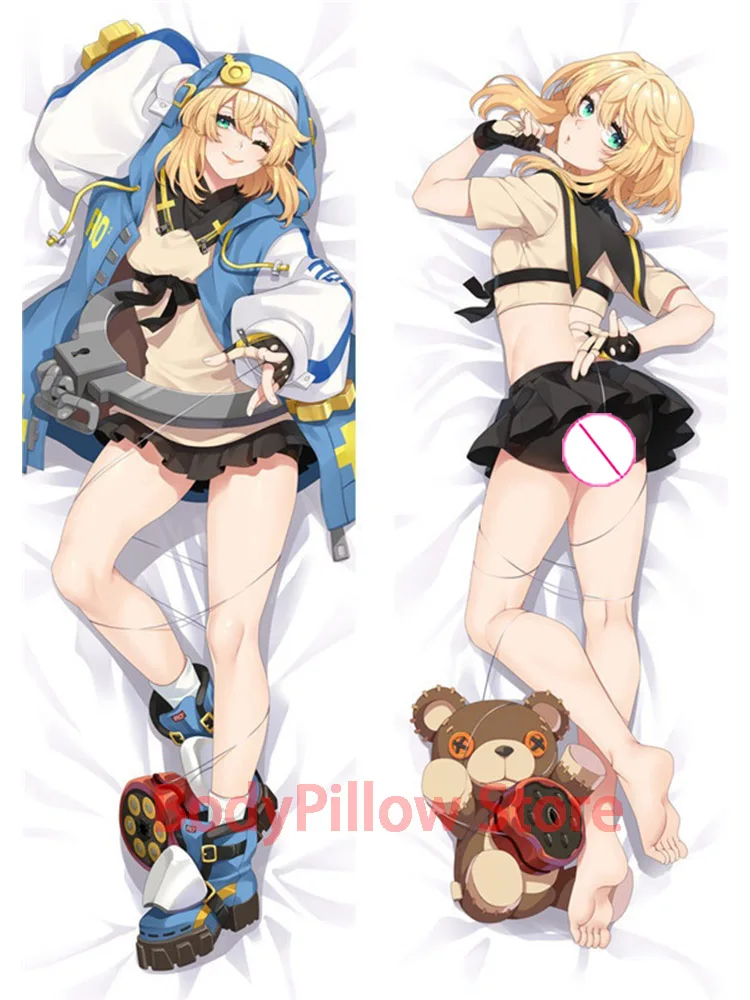 

Dakimakura Bridget (Guilty Gear) Japanese Anime 2WAY Hugging Body Sexy Otaku Pillowcase Cushion Cover