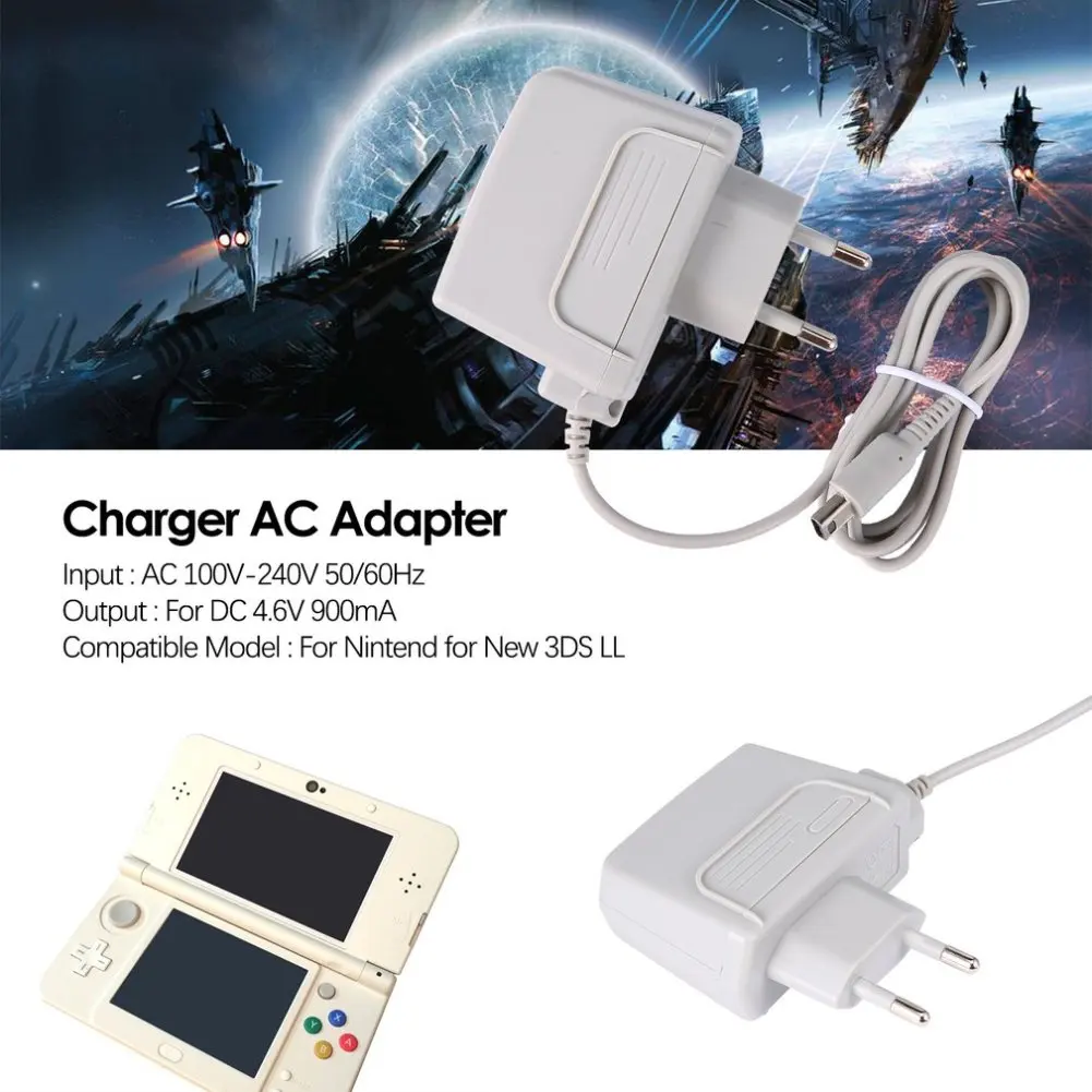 Per Nintendo Ac Adapter Eu Plug Charger 100V-240V Adattatore Di Alimentazione Per Xl 2Ds 3Ds Ds Dsi Adattatore Ca