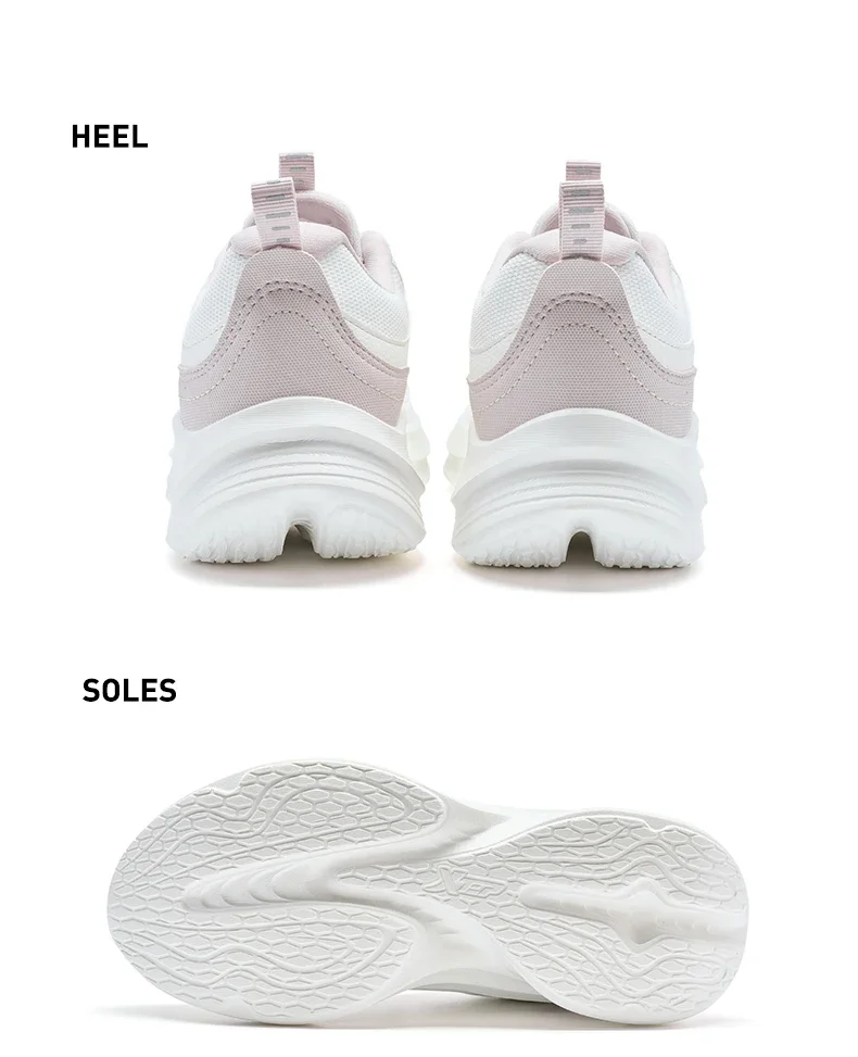 Xtep احذية الجري النساء عدم الانزلاق أحذية ناعمة خفيفة الوزن تنفس توسيد التدريب المرأة أحذية رياضية 877418110023
