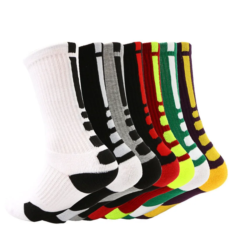 

Outdoor Fitness Skateboard New Spring Mens Socks Thick Knit Sports Sock Breathable Quick Dry Wear resistant Short Running Sock