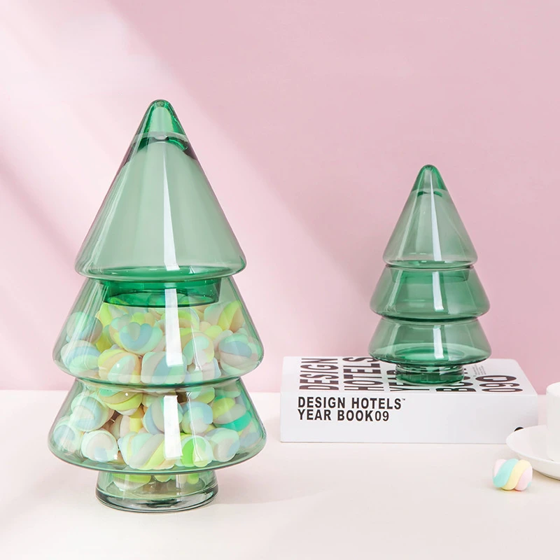 Christmas tree shaped glass pipe